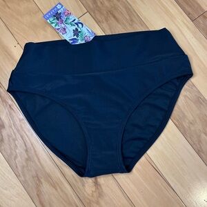 NWT Hapari Elegant Black Tummy Tuk Swim Bottoms M